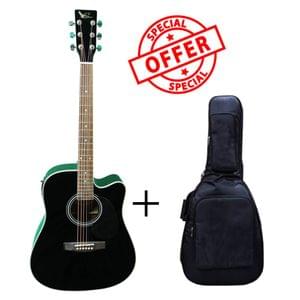 1574337769814-Swan7 SW41C Black Semi Acoustic Equalizer Guitar with Gigbag.jpg